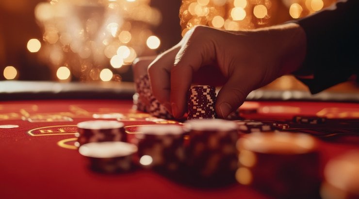 Pengguna menikmati hiburan sepak bola dan permainan live casino di ponsel mereka di lingkungan Indonesia